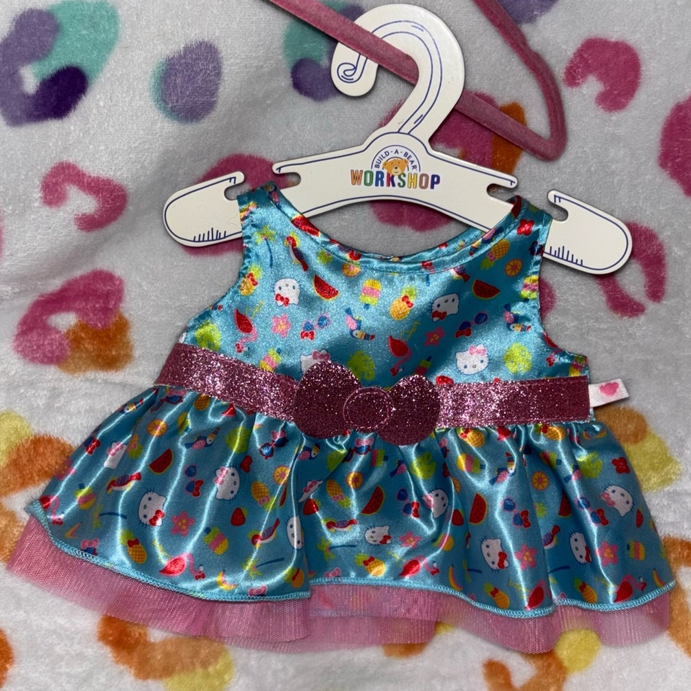 Build-A-Bear x Hello Kitty Dress with Glitter Bow